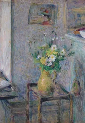 Steengoed Vaas met Bloemen